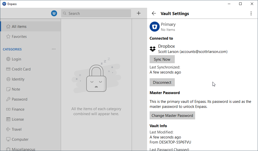 Enpass-Program-Settings-Valut