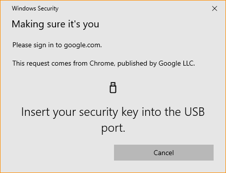 Google's Titian Security Keys