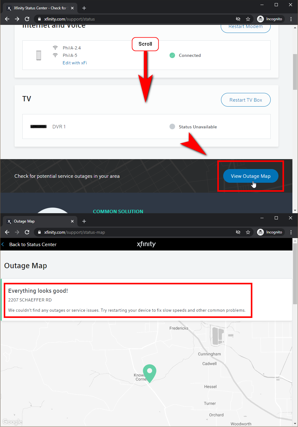 Check Xfinity Internet Status Scott Larson